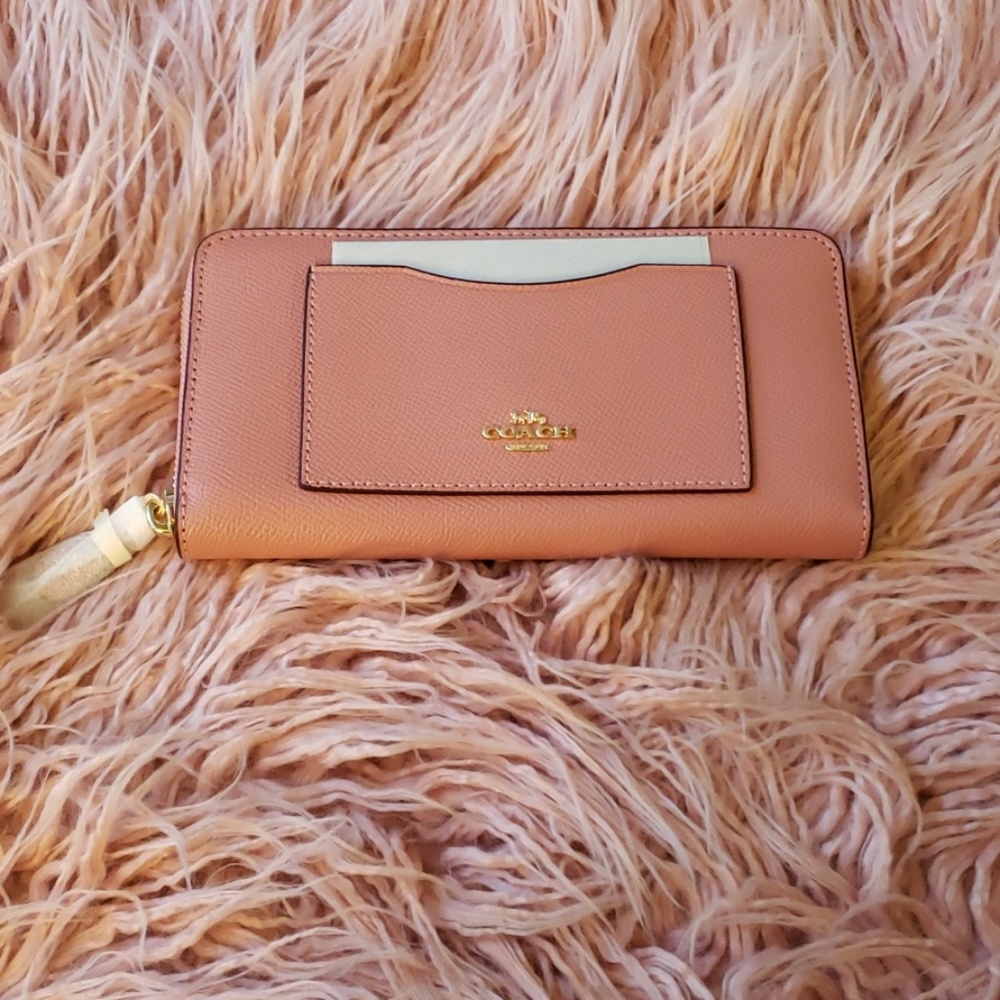 COACH Accordian Zip Around Wallet